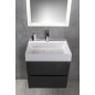 Unité de vanité ODETTA 57x50x43,5cm, mat anthracite