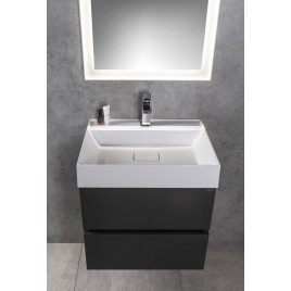 Unité de vanité ODETTA 57x50x43,5cm, mat anthracite