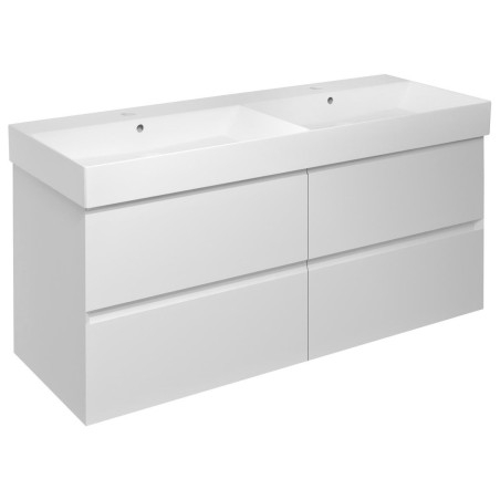 FILENA Vanity Unit 118x51,5x43cm, blanc mat