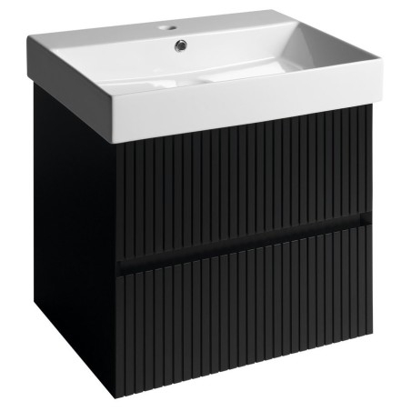 FILENA Vanity Unit 57x51,5x43cm, bande mate noire