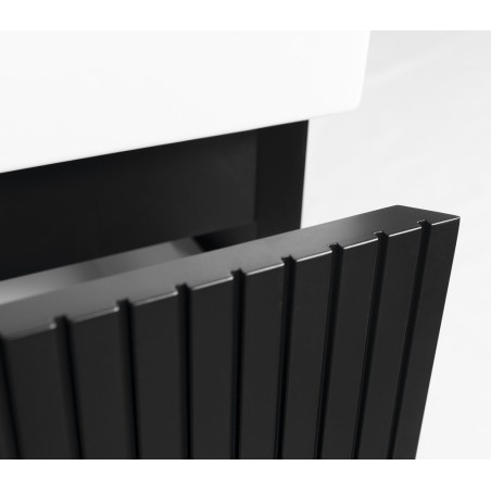 FILENA Vanity Unit 67x51,5x43cm, bande mate noire