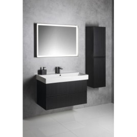 FILENA Vanity Unit 82x51,5x43cm, bande mate noire