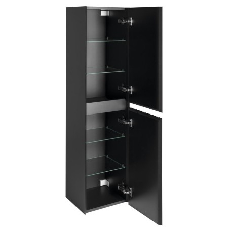 FILENA Unité de rangement 35x140x30cm, bande mate noire