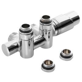 WICHER COMBI thermostatic valve set for middle connection 50mm, chrome