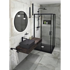 PUCCINI Pendentif LED Lampe, 4W, 300x40mm, noir