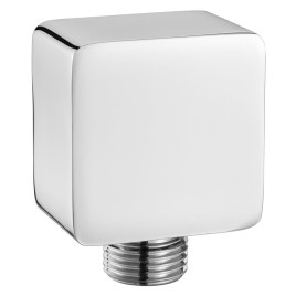 Sortie de douche, 48x48mm, chrome