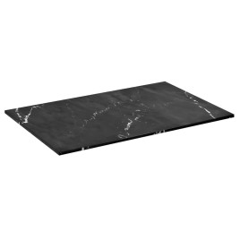 SKARA Rockstone Countertop 81,2x12x46cm, noir attica