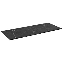 SKARA Rockstone Countertop 101,2x12x46cm, noir attica