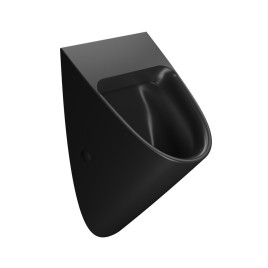 COMMUNITY back inlet urinal, 31x54,5cm, noir mat