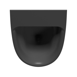 COMMUNITY back inlet urinal, 31x54,5cm, noir mat