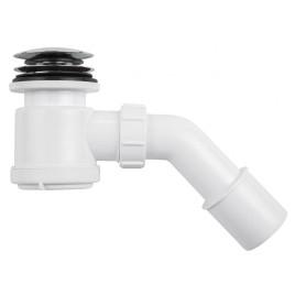 Siphon dia. 50mm, DN50, chrome
