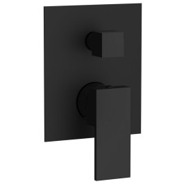 CUBEMIX robinet de douche caché, 2 sorties, noir mat