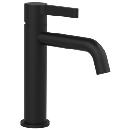 Robinet de lavabo ICONIC sans déchets, mat noir