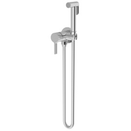 Robinet de mixeur caché ICONIC avec douche stop, ronde, chrome
