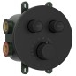 SMART SELECT robinet de douche caché, boîte, 2 prises, noir mat