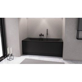 COUVERT NIKA front panel 170x52cm, noir mat