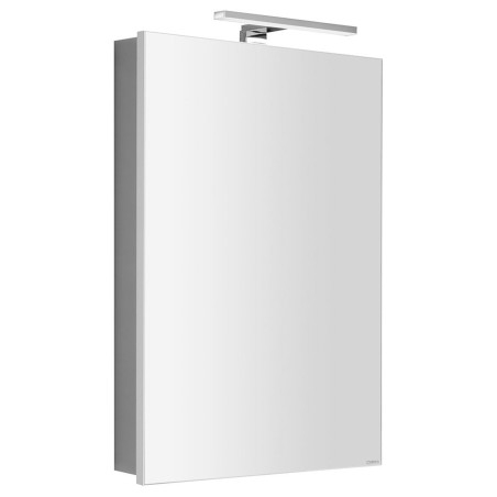 GRETA armoire miroir incl. Lumière LED, 50x70x14cm, blanc mat
