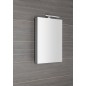 GRETA armoire miroir incl. Lumière LED, 50x70x14cm, blanc mat