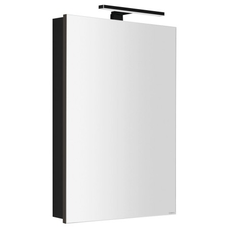 GRETA armoire miroir incl. Lumière LED, 50x70x14cm, noir mat