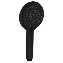 Douche de massage à la main, 4 fonctions, dia. 120mm, ABS/noir mat