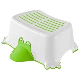 L'étape de salle de bain non-dérapante des enfants DUCK, vert