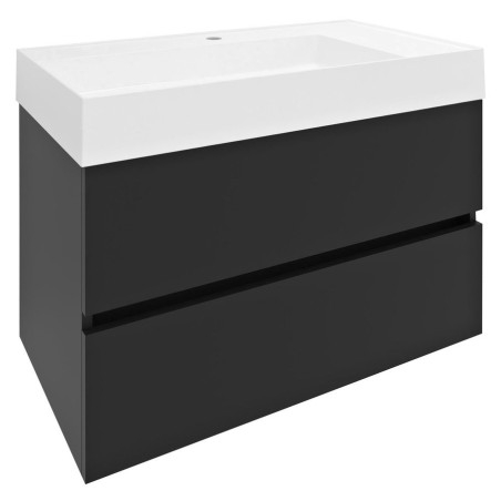 ODETTA Vanity Unité 82x50x43,5cm, mat anthracite