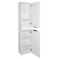 AKIRA Tall Storage Unit 180x40x30cm, blanc