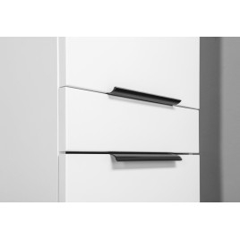 AKIRA Tall Storage Unit 180x40x30cm, blanc