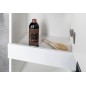 AKIRA Tall Storage Unit 180x40x30cm, blanc
