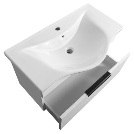AKIRA Vanity Unité 74,5x42x34cm, blanc