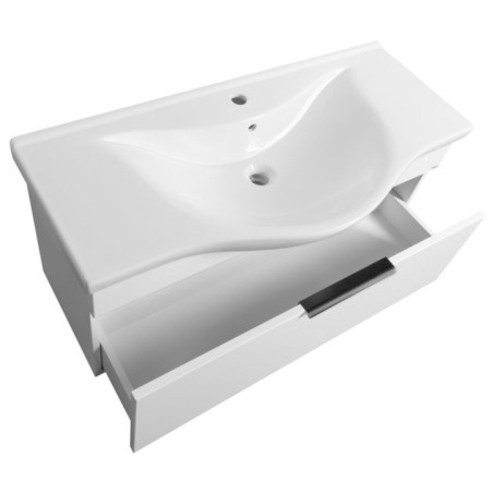 AKIRA Vanity Unité 96x42x34cm, blanc