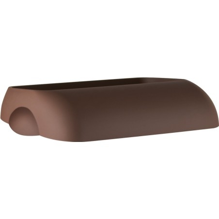 COLORED Couverture pour bac A74201MA, ABS, brun