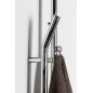 Radiateur de serviette électrique DUOPASSO avec minuteur, 122x1700mm, 45 W, chrome