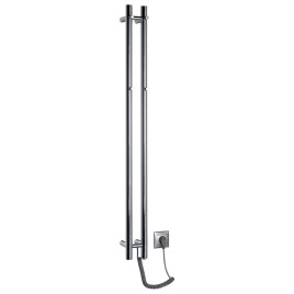 Radiateur de serviette électrique PAPINADO, 109x1200mm, 40W, chrome