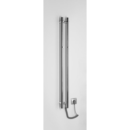 Radiateur de serviette électrique PAPINADO, 109x1200mm, 40W, chrome