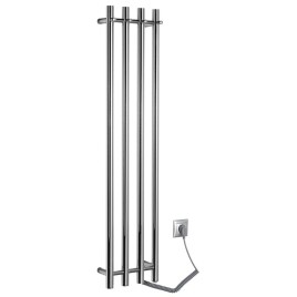 Radiateur de serviette électrique PAPINADO, 263x1200mm, 85W, chrome