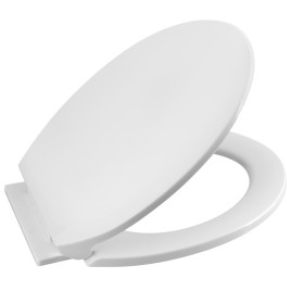 ESMERALDA Soft Close Toilet Seat, blanc