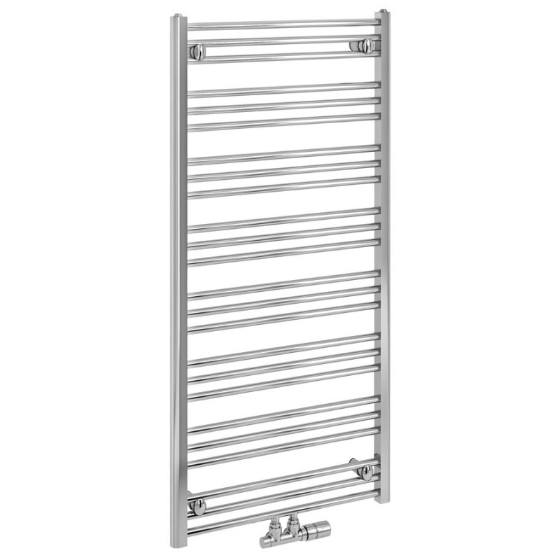 AlBRECHT radiateur de salle de bain 600x1250mm, connexion centrale, chrome