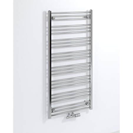 AlBRECHT radiateur de salle de bain 600x1250mm, connexion centrale, chrome
