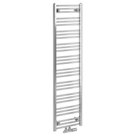 AlBRECHT radiateur de salle de bain 400x1570mm, connexion centrale, chrome