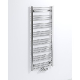 AlBRECHT radiateur de salle de bain 500x1250mm, connexion centrale, chrome