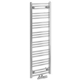 AlBRECHT radiateur de salle de bain 400x1250mm, connexion centrale, chrome