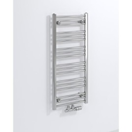 AlBRECHT radiateur de salle de bain 400x930mm, connexion centrale, chrome