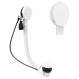 Déchets de douche (L) 600mm, Plug 72mm, blanc