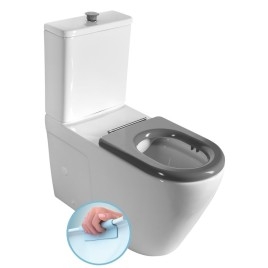 RIMLES MEDIC Fermer Toilettes couple, blanc