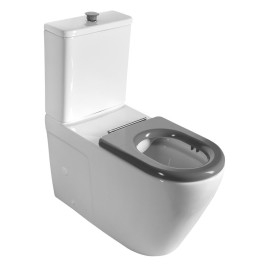 RIMLES MEDIC Fermer Toilettes couple, blanc