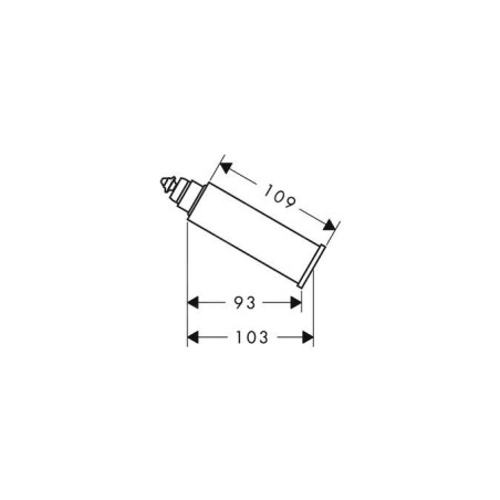 Axor Accessoires - Extension du bec 60 mm, chrome 10981000