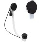 MarBLE Pop Up Bath Filler Waste (L) 800mm, noir mat
