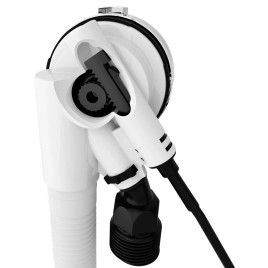 MarBLE Pop Up Bath Filler Waste (L) 800mm, noir mat