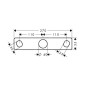 Axor Accessoires - Plaque de fixation 39449000